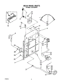 05 - Rear Panel parts for Whirlpool Washer CA2762XWG1 from AppliancePartsPros.com