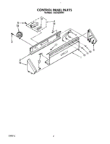 03 - Control Panel parts for Whirlpool Washer CA2762XWN1 from AppliancePartsPros.com