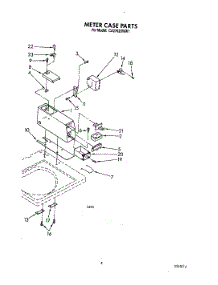 04 - Meter Case parts for Whirlpool Washer CA2762XWN1 from AppliancePartsPros.com