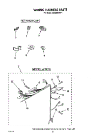 09 - Wiring Harness parts for Whirlpool Washer LA5200XTF1 from AppliancePartsPros.com