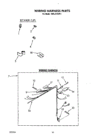 09 - Wiring Harness parts for Whirlpool Washer TAWL610WN1 from AppliancePartsPros.com