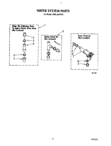 11 - Water System parts for Whirlpool Washer TAWL680WG1 from AppliancePartsPros.com