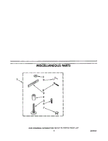 07 - Miscellaneous parts for Kitchenaid Washer KAWE460WWH2 from AppliancePartsPros.com