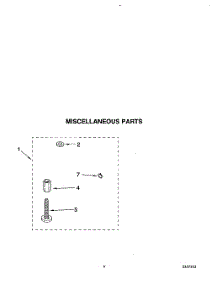07 - Miscellaneous parts for Kitchenaid Washer KAWE560WWH3 from AppliancePartsPros.com