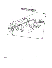 09 - Wiring Harness parts for Kitchenaid Washer KAWE760WWH3 from AppliancePartsPros.com