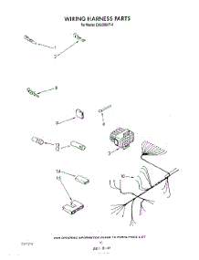 07 - Section parts for Whirlpool Dishwasher DU9200XT4 from AppliancePartsPros.com