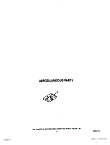 07 - Lit / Optional, Miscellaneous parts for Whirlpool Dishwasher DU8500XX0 from AppliancePartsPros.com