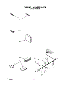 06 - Section parts for Roper Dishwasher WU3006V2 from AppliancePartsPros.com