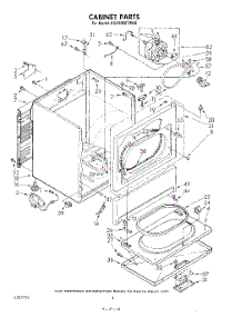 03 - Cabinet parts for Kitchenaid Dryer KGYE900TPL0 from AppliancePartsPros.com
