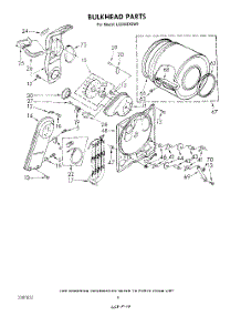 04 - Section parts for Whirlpool Dryer LE5950XSW0 from AppliancePartsPros.com