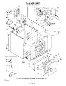 03 - Section parts for Whirlpool Dryer GLE5700XSW0 from AppliancePartsPros.com