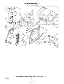 04 - Section parts for Whirlpool Dryer GLE5700XSW0 from AppliancePartsPros.com