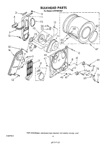04 - Section parts for Whirlpool Dryer LE5790XSW1 from AppliancePartsPros.com