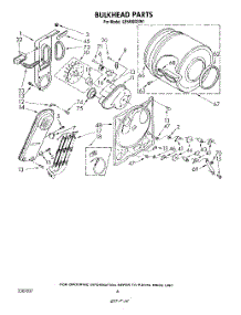 04 - Section parts for Whirlpool Dryer LE5800XSW1 from AppliancePartsPros.com