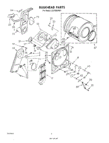 04 - Section parts for Whirlpool Dryer LE5795XPW1 from AppliancePartsPros.com