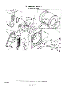 04 - Section parts for Whirlpool Dryer LE6810XSW0 from AppliancePartsPros.com