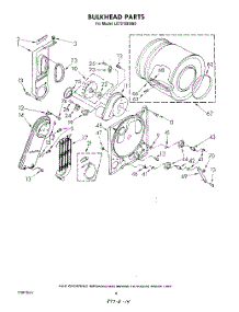 04 - Section parts for Whirlpool Dryer LE7010XSW0 from AppliancePartsPros.com