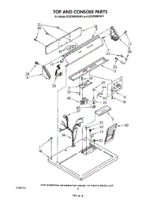 03 - Section parts for Whirlpool Dryer GCE2900XSW1 from AppliancePartsPros.com