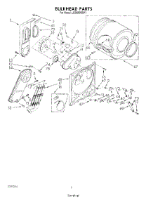 04 - Section parts for Whirlpool Dryer LE6090XSW1 from AppliancePartsPros.com