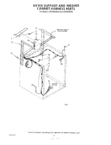 06 - Dryer Support And Washer Cabinet Ha parts for Whirlpool Washer Dryer Combo LT5004XSW3 from AppliancePartsPros.com