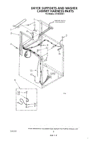 06 - Dryer Supports And Washer Cabinet H parts for Whirlpool Washer Dryer Combo LT5100XSW1 from AppliancePartsPros.com