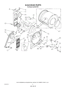 04 - Section parts for Whirlpool Dryer EL5030VL0 from AppliancePartsPros.com
