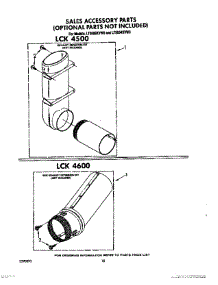 15 - Lck4500, Lck4600 parts for Whirlpool Washer Dryer Combo LT5000XVW0 from AppliancePartsPros.com