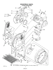04 - Bulkhead parts for Kitchenaid Dryer KGYE950VHT0 from AppliancePartsPros.com