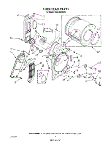 04 - Section parts for Whirlpool Dryer TEDL600WN0 from AppliancePartsPros.com