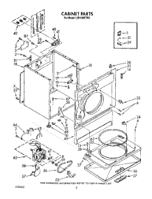 02 - Section parts for Whirlpool Dryer LE9100XTW0 from AppliancePartsPros.com