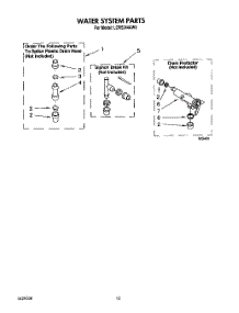 09 - Water System parts for Whirlpool Washer LCR5244AN0 from AppliancePartsPros.com