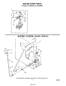06 - Water Pump , Water System (Suds Only) parts for Whirlpool Washer LA5715XPW0 from AppliancePartsPros.com