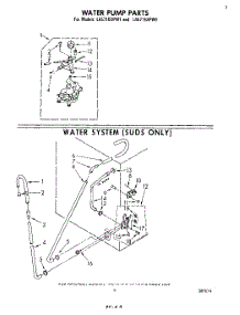 06 - Water Pump , Water System (Suds Only) parts for Whirlpool Washer LA5715XPW1 from AppliancePartsPros.com
