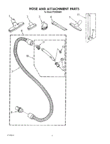 03 - Section parts for Whirlpool Vacuum FC5000XM1 from AppliancePartsPros.com