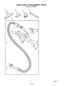 03 - Section parts for Whirlpool Vacuum FC7000XM1 from AppliancePartsPros.com