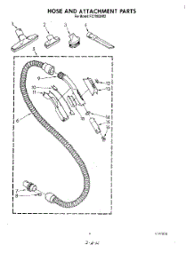 03 - Section parts for Whirlpool Vacuum FC7000XM2 from AppliancePartsPros.com