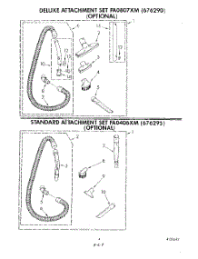 03 - Section parts for Whirlpool Vacuum FV2500XR1 from AppliancePartsPros.com