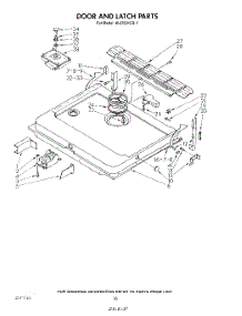 13 - Section parts for Kitchenaid Dishwasher KUDS21CS1 from AppliancePartsPros.com