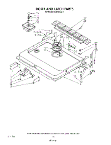 13 - Section parts for Kitchenaid Dishwasher KUDI21SS2 from AppliancePartsPros.com
