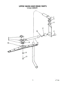 09 - Upperwash And Rinse parts for Kitchenaid Dishwasher KUDB220T5 from AppliancePartsPros.com