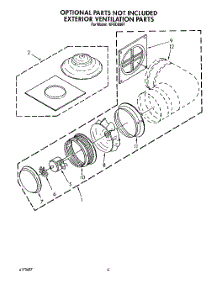 04 - Section parts for Kitchenaid Hood KIVD800TOB from AppliancePartsPros.com