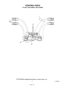 03 - Section parts for Kitchenaid Cooktop KECS1040WH from AppliancePartsPros.com