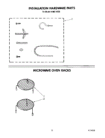 09 - Installation Hardware , Microwave Oven parts for Kitchenaid Microwave KHMC106S0 from AppliancePartsPros.com