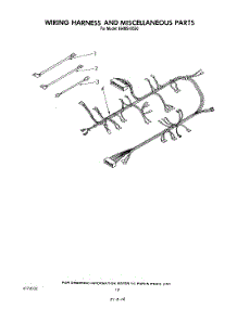 09 - Wiring Harness, Miscellaneous, Lit /  parts for Kitchenaid Microwave KHMS105S0 from AppliancePartsPros.com