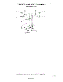 03 - Section parts for Kitchenaid Cooktop KGCS160SWH1 from AppliancePartsPros.com