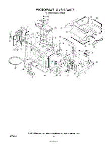 11 - Microwave Oven parts for Kitchenaid Oven KEMS376TWH1 from AppliancePartsPros.com