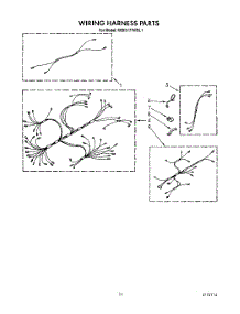 08 - Wiring Harness parts for Kitchenaid Oven KEBS177WAL1 from AppliancePartsPros.com