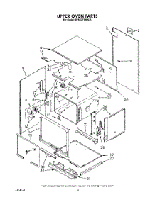 03 - Upper Oven parts for Kitchenaid Oven KEBS277WAL3 from AppliancePartsPros.com