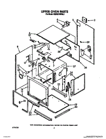 03 - Upper Oven parts for Kitchenaid Oven KEBS276WBL2 from AppliancePartsPros.com