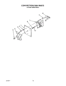 07 - Convection Fan parts for Kitchenaid Oven KEMS378XAL0 from AppliancePartsPros.com